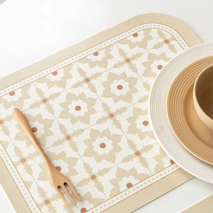 Printed Leather Placemat