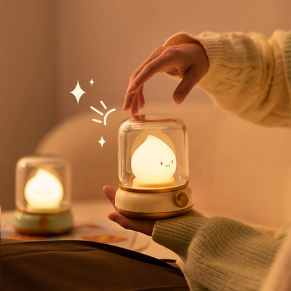 Retro Small Flame Night Light