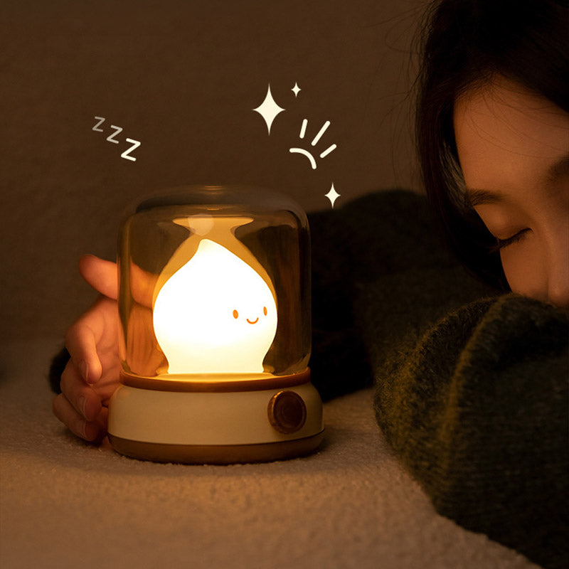 Retro Small Flame Night Light