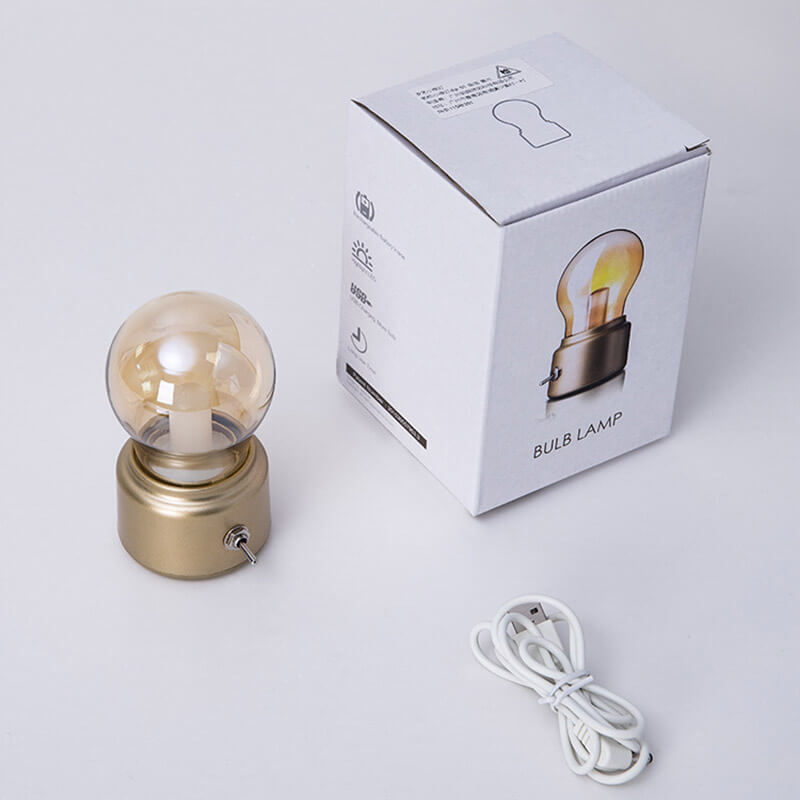 Retro Light Bulb Night Light