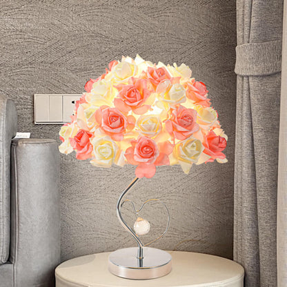 Rose Crystal Desk Lamp