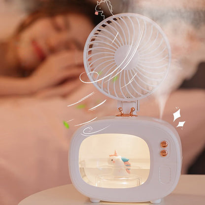 Summer Unicorn Humidifier Spray Fan