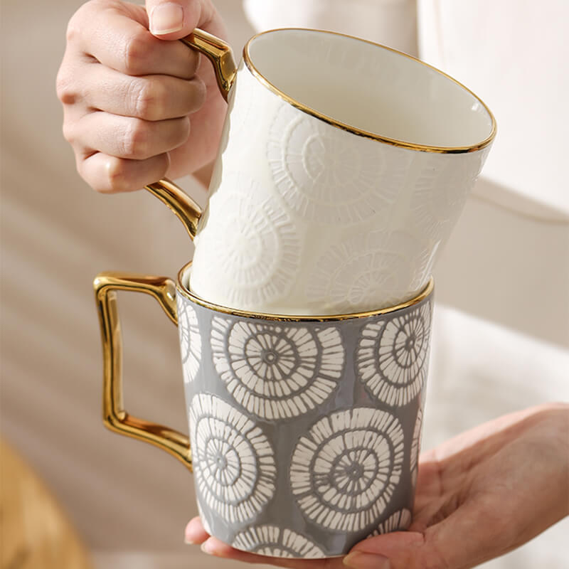Tie-dye Print Ceramic Mug