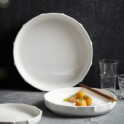 Vertical Ceramic Soup Plate