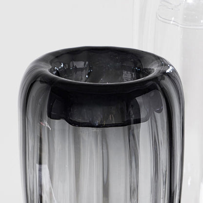 Vertical Grain Glass Vase