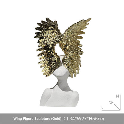 Wing Figure Sculpture