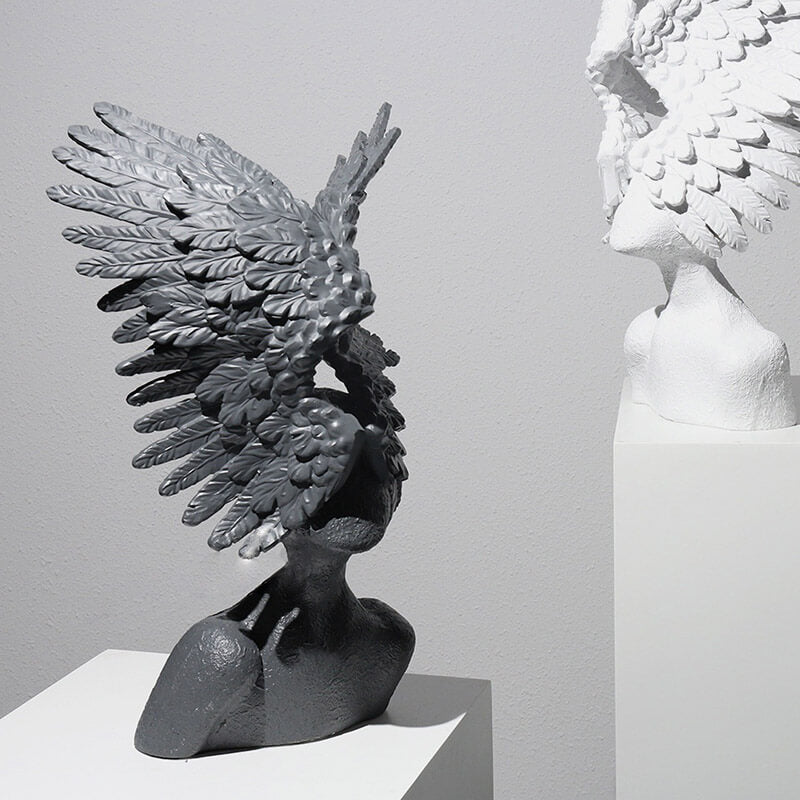 Wing Figure Sculpture