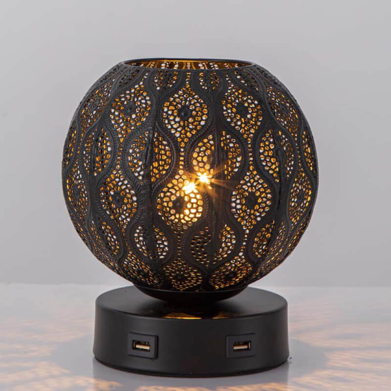 MOREUSHOP | Wrought Iron Table Lamp – Moreushop®