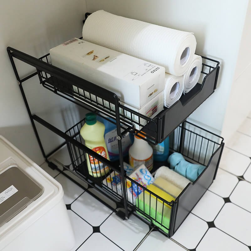 MOREUSHOP | Household Kitchen Storage Iron Rack – Moreushop®