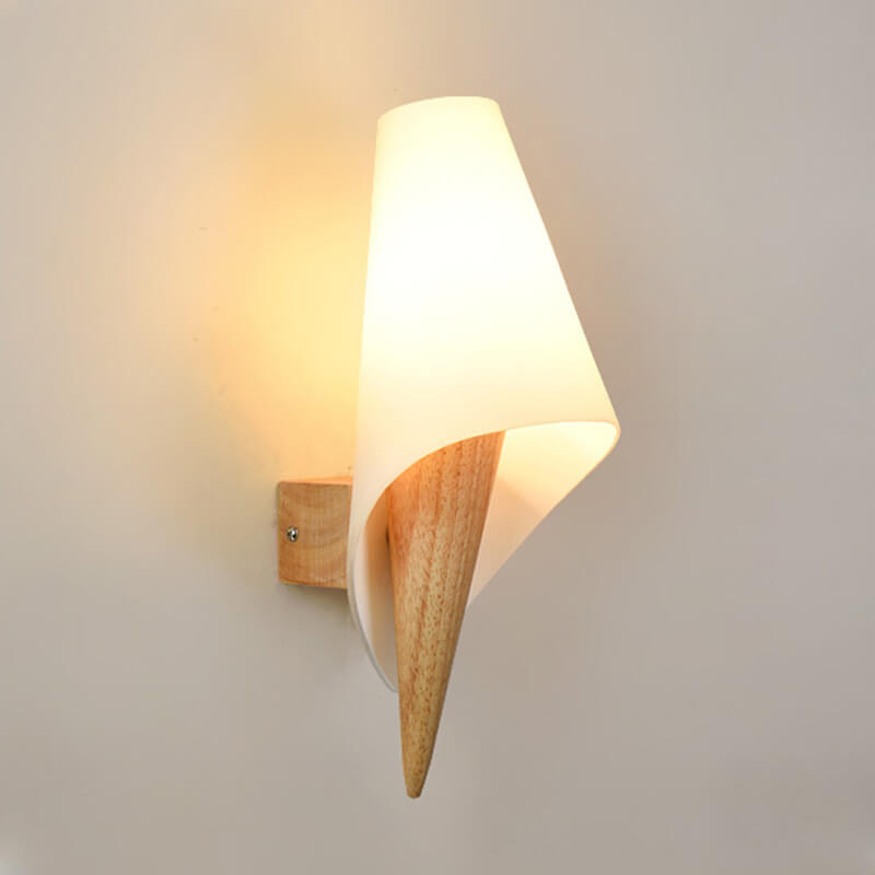 Solid Wood Wall Lamp