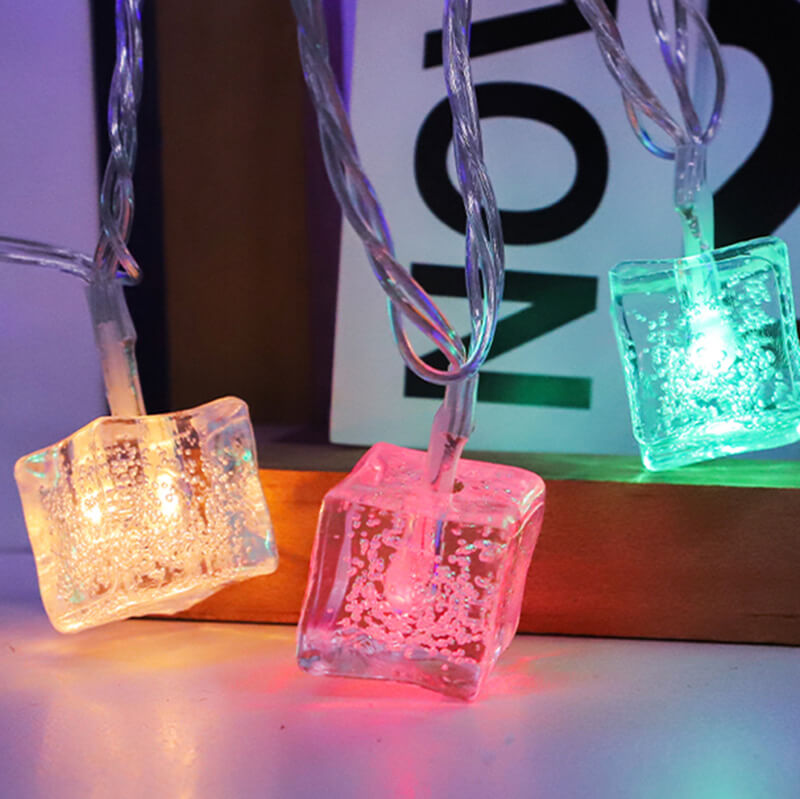 LED Ice Cube String Lights