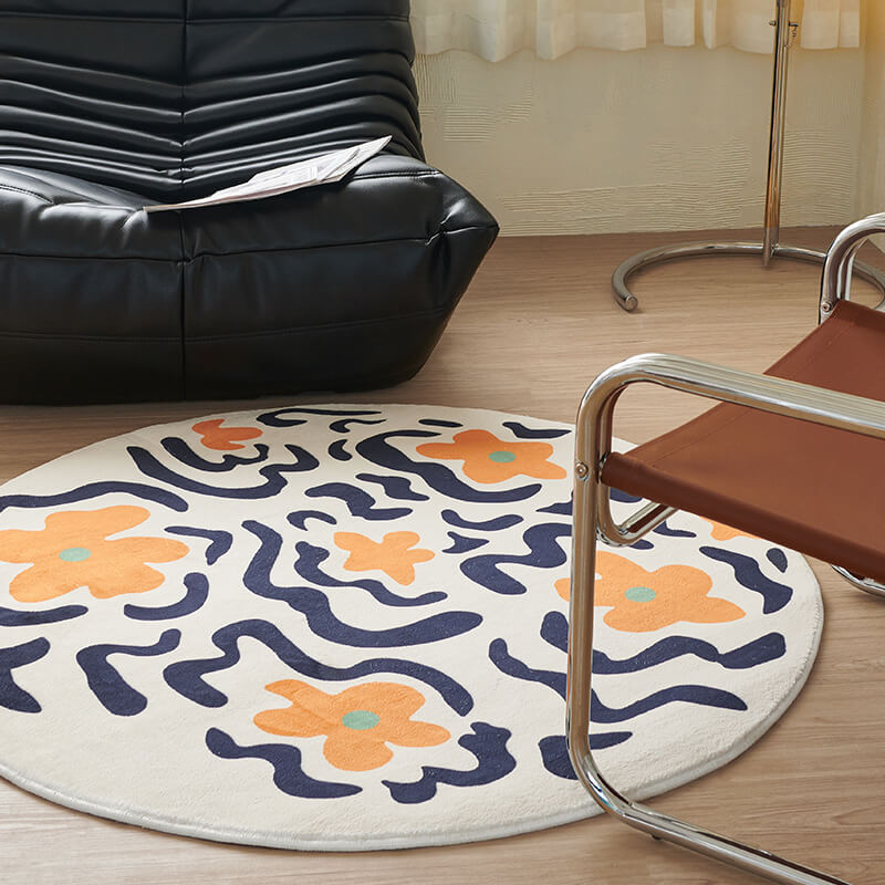 Crc Rugs MOREUSHOP | Abstract Art Crcular Decoration Rug – Moreushop®