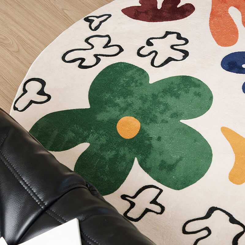 Crc Rugs MOREUSHOP | Abstract Art Crcular Decoration Rug – Moreushop®