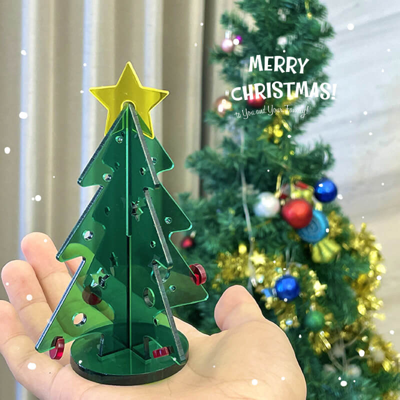Acrylic Splicing Christmas Tree