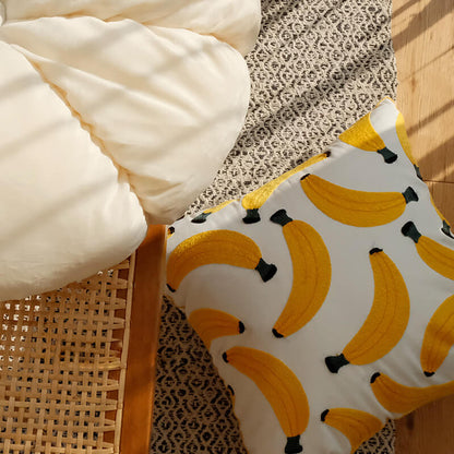 Banana Throw Pillow Cover