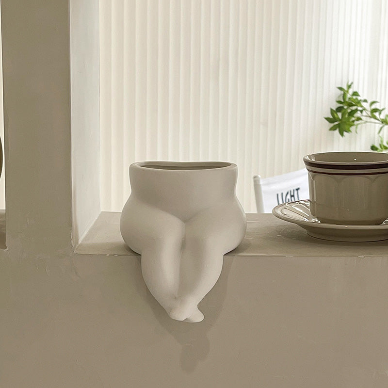 Ceramic Leg Vase