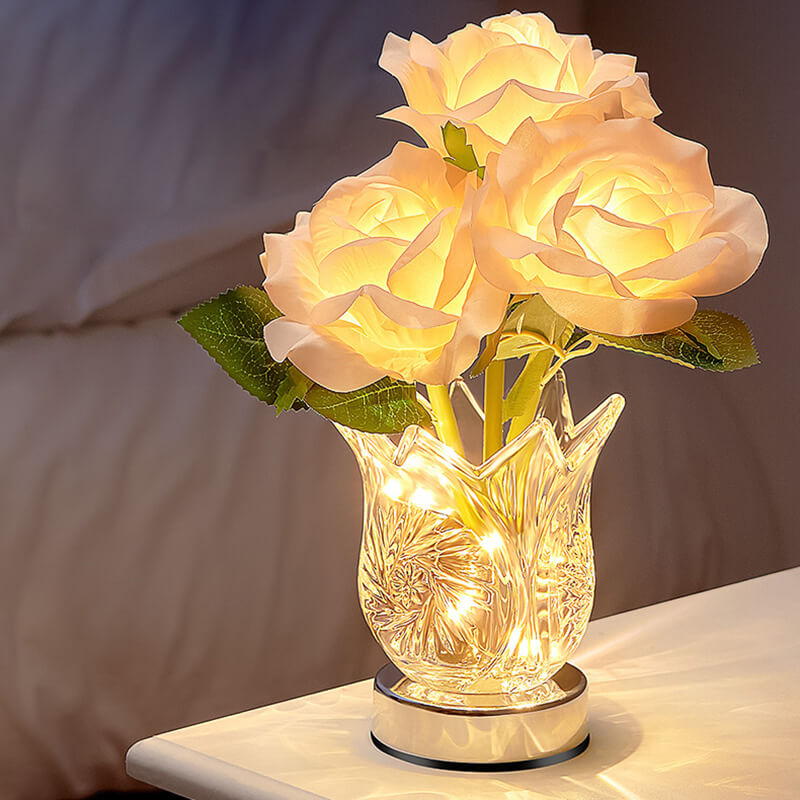 Champagne Rose Night Lamp