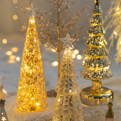 Christmas Tree Glass Night Lamp