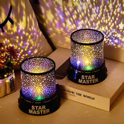 Creative Rotating Starry Sky Projection Lamp