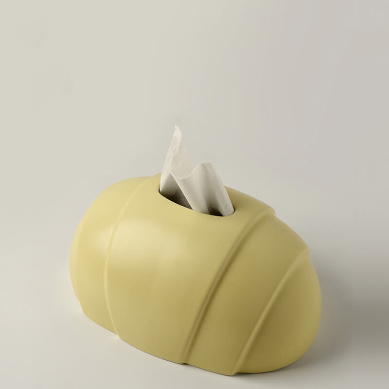 Croissant Shaped Ceramic Tissue Storage Box
