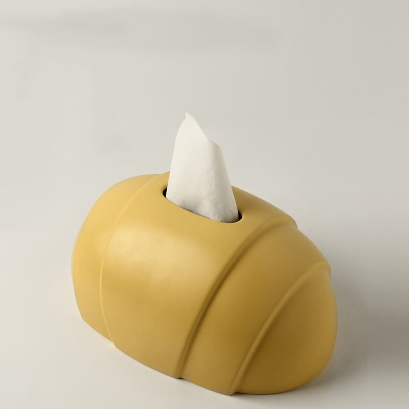 Croissant Shaped Ceramic Tissue Storage Box