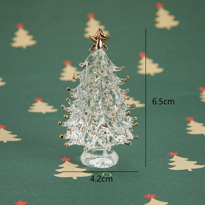 Crystal Glass Christmas Tree Ornament