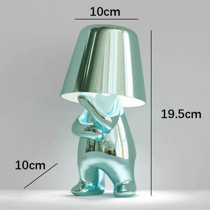 Colorful Cute Humanoid Touch Resin Night Light