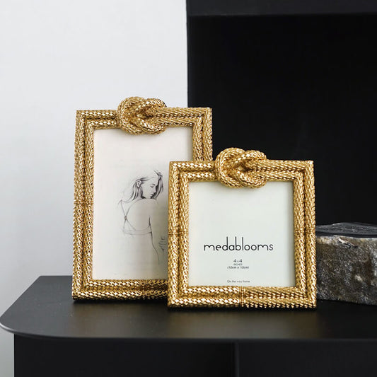 Golden Knot Photo Frame