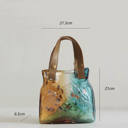 Gradient Bag Glass Vase