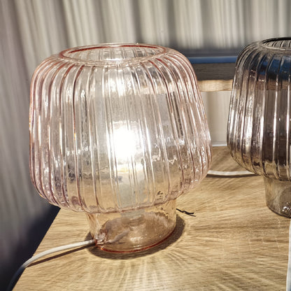 Hammered Glass Table Lamp