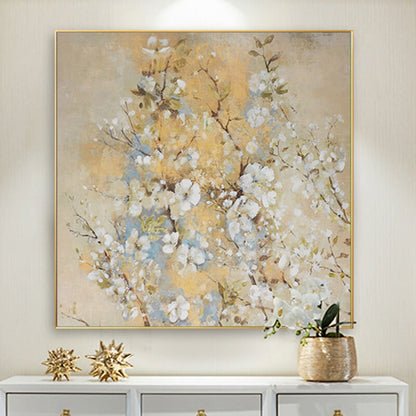 Hand Painted Floral Oil Painting