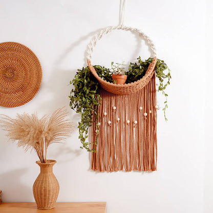 Hand Woven Shelf Wall Hanging