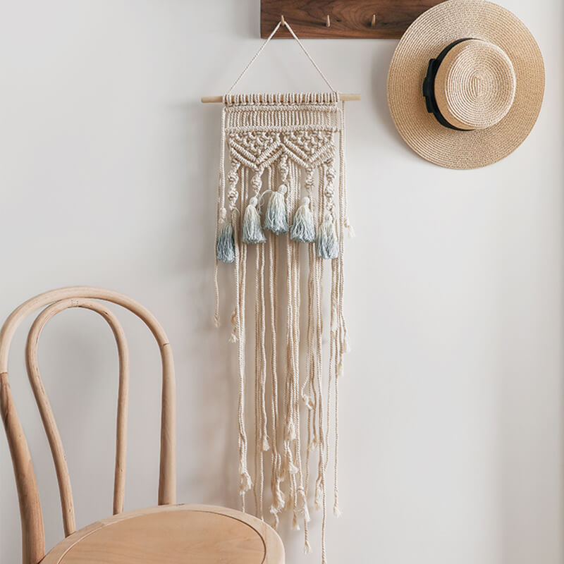 Hand Woven Tassel Wall Hanging