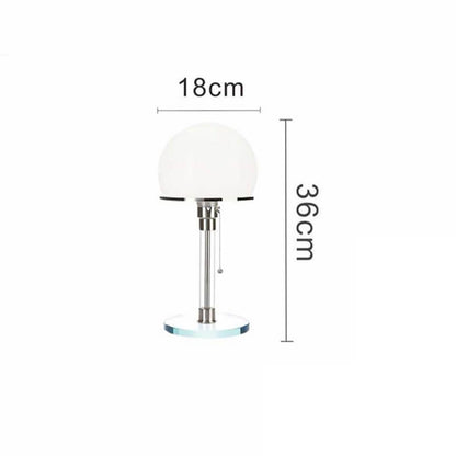 Hemispherical Glass Table Lamp