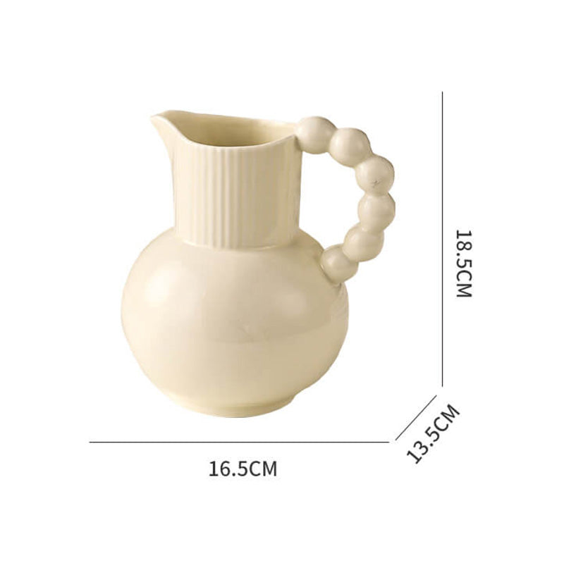 Kettle Shaped Ceramic Vase