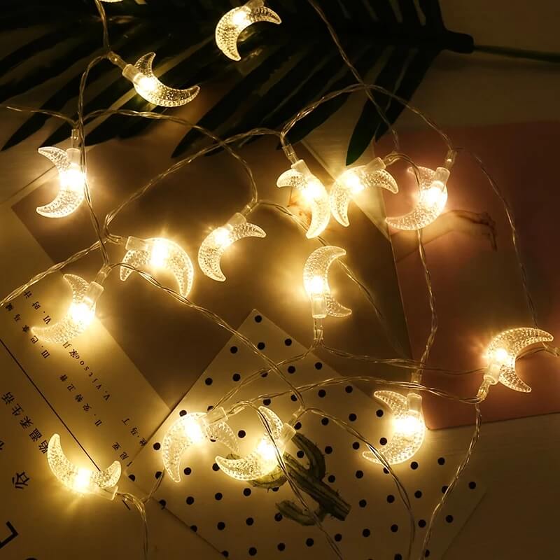 LED Moon String Lights