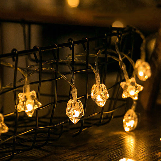 LED Pentagram String Lights