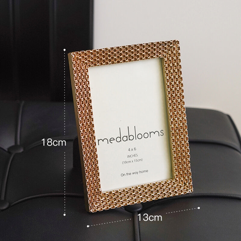 Light Luxury Gold-plated Photo Frame