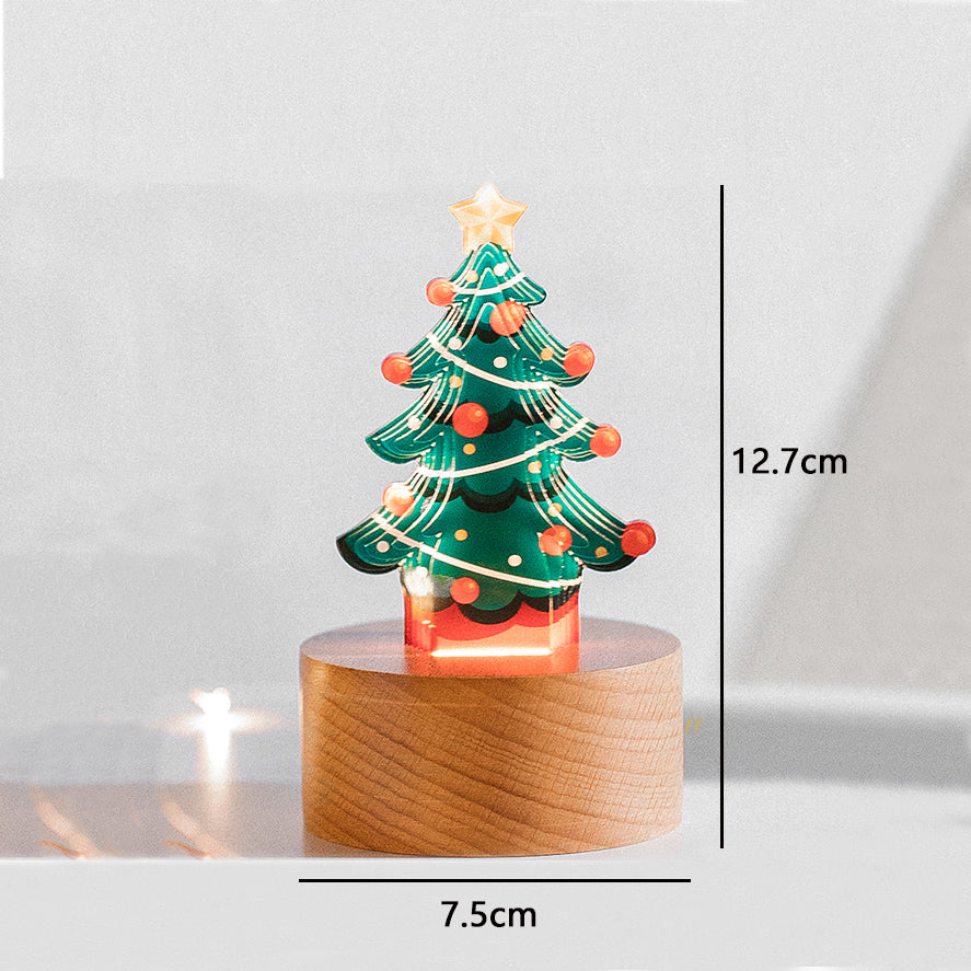 Mini Acrylic Christmas Tree Ornaments