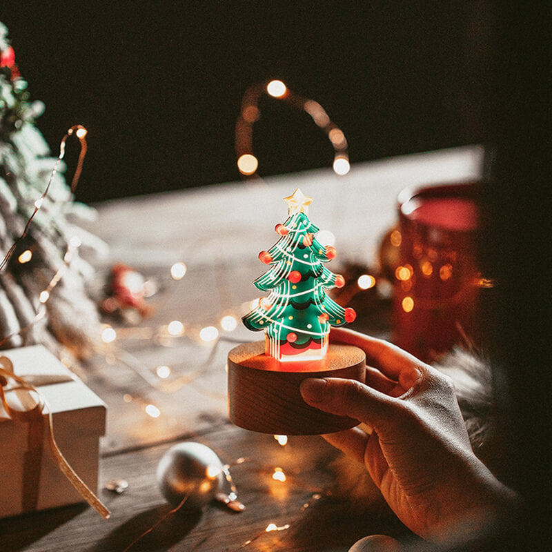 Mini Acrylic Christmas Tree Ornaments
