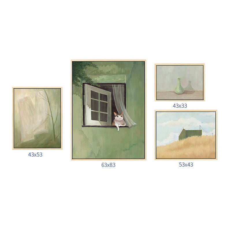 Pastoral Small Fresh Canvas Art Painting