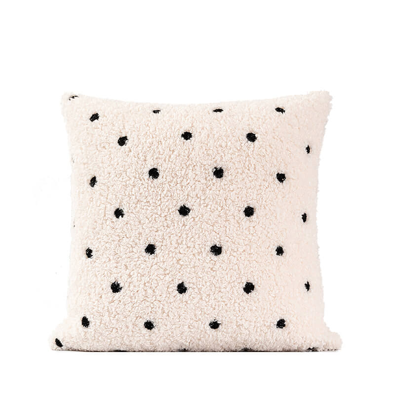 Polka Dots Throw Pillow Cover