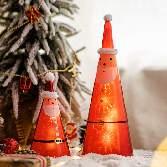 Santa Glass Night Lamp