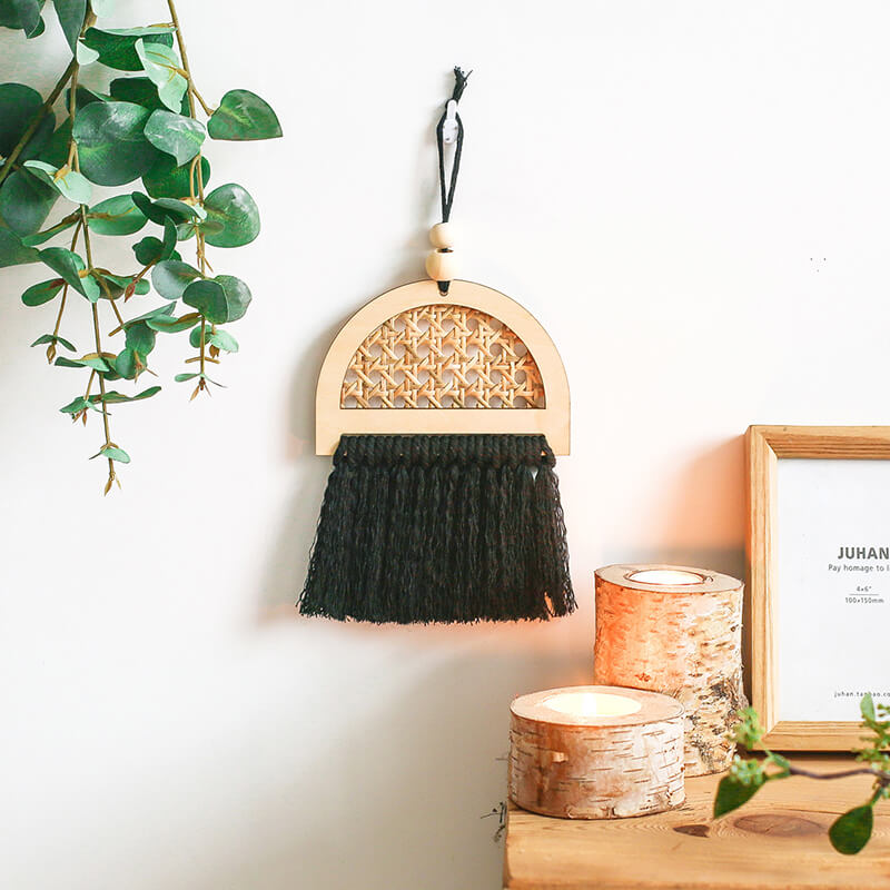 Simple Hand Woven Tassel Wall Hanging