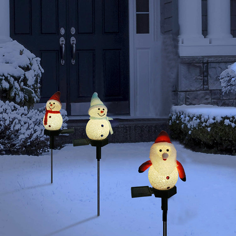 Solar Snowman Outdoor Decorative Light