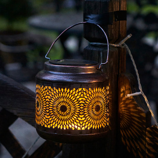 Solar Retro Lantern Outdoor Decorative Lights