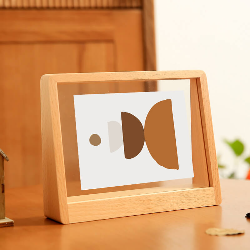 Solid Wood Acrylic Photo Frame