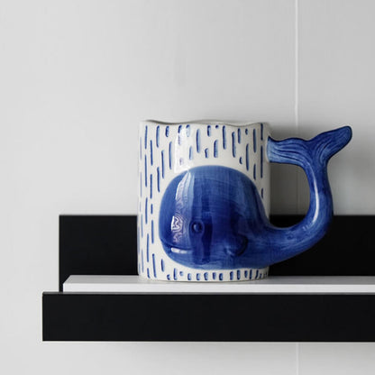 Spring Whale Ceramic Mug