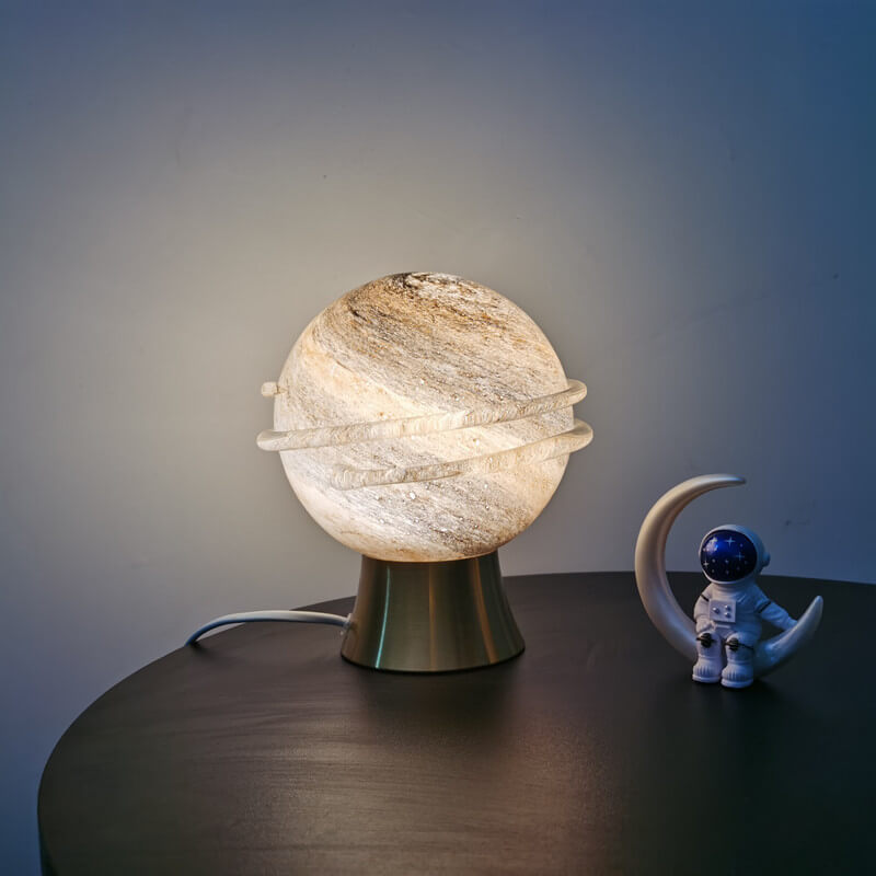 Starry Sky Glass Table Lamp
