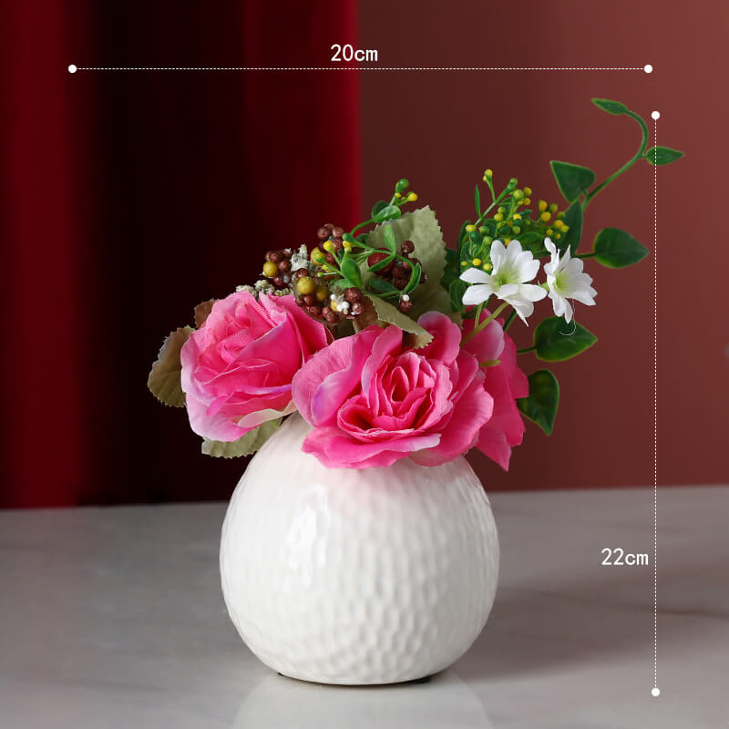 Ceramic Embossed Vase